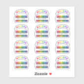 クレヨンスターズリワード学生やる気を起こさせる先生 シール (シート)