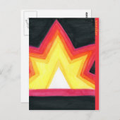 クレヨンスターバストはがき ポストカード (正面/裏面)