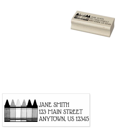 クレヨンズアート用品先生学校パーソナライズされた ラバースタンプ (押印)