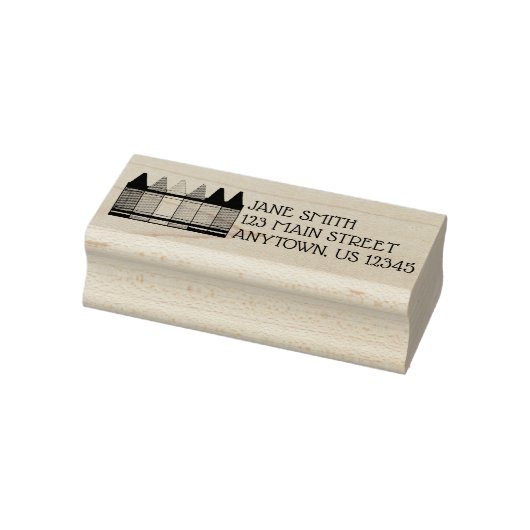 クレヨンズアート用品先生学校パーソナライズされた ラバースタンプ (スタンプ)