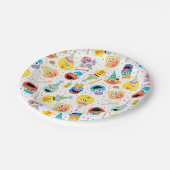 クレヨンセサミストリートパルズパーティー型 ペーパープレート (アングル)