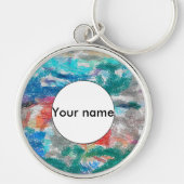 クレヨンテクスチャ キーホルダー (正面)