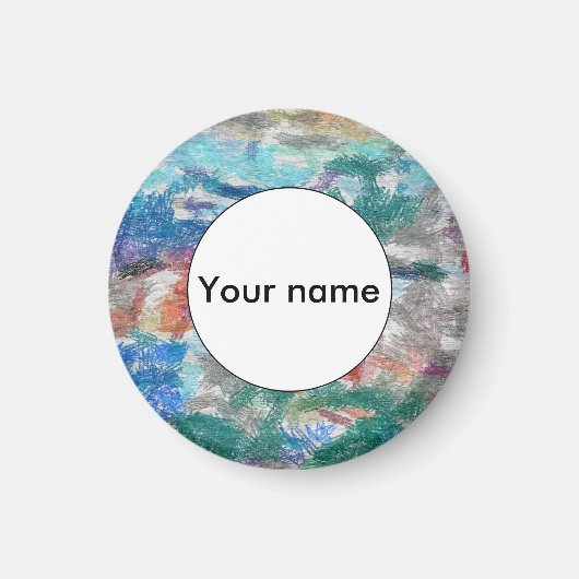 クレヨンテクスチャ マグネット (正面)