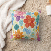 クレヨンドールデイジーデザイン クッション (ブランケット)