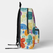 クレヨンドールデイジーデザイン プリントバックパック (左)