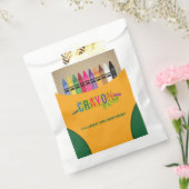 クレヨンパーティー フェイバーバッグ (封をした状態)