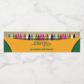 クレヨンパーティー ペットボトルラベル (シングルラベル)