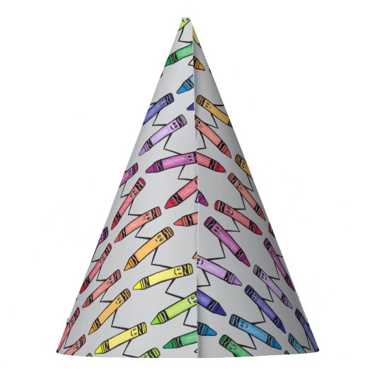 クレヨンパールかわいいアーティストパーティーハット パーティーハット (裏面)