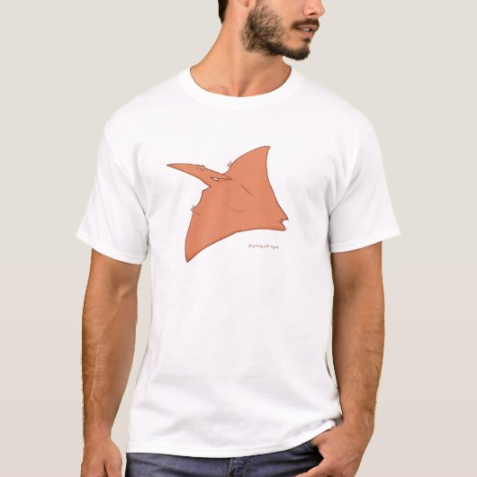 クレヨンピーターによって絵を描くこと Tシャツ (正面)