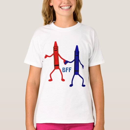 クレヨンフレンズBFF Tシャツ (正面)