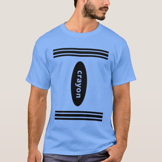 クレヨンボックスハロウィーン衣装カップルのグループ Tシャツ (正面)