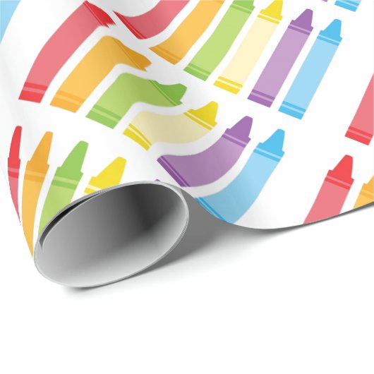 クレヨンラッピング紙 ラッピングペーパー (ロールコーナー)