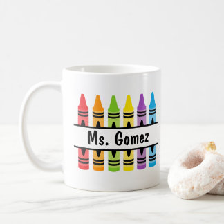 クレヨン先生の名前コーヒーマグ コーヒーマグカップ