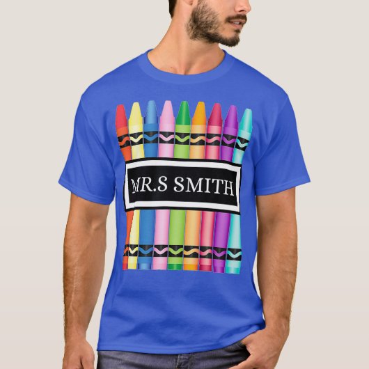 クレヨン先生新学期シャツ_2 Tシャツ (正面)