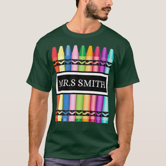 クレヨン先生新学期シャツ_3 Tシャツ (正面)