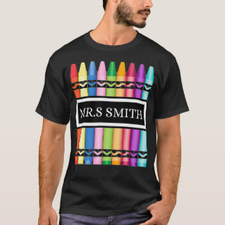 クレヨン先生新学期シャツ Tシャツ