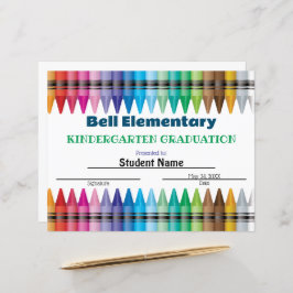 クレヨン卒業証書