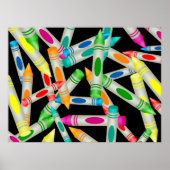 クレヨン壁紙 ポスター (正面)