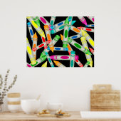 クレヨン壁紙 ポスター (キッチン)