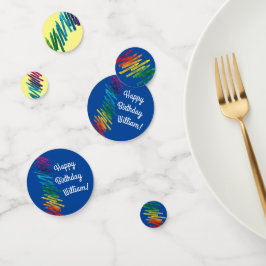 クレヨン子供の誕生日パーティーアートカワイイカラフル コンフェッティ