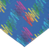 クレヨン子供の誕生日パーティーアートカワイイカラフル テーブルクロス (アングル)