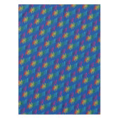 クレヨン子供の誕生日パーティーアートカワイイカラフル テーブルクロス (正面)