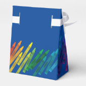 クレヨン子供の誕生日パーティーアートカワイイカラフル フェイバーボックス (裏面サイド)