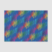 クレヨン子供の誕生日パーティーアートカワイイカラフル 薄葉紙 (正面)