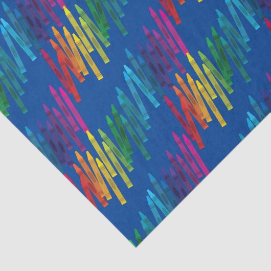 クレヨン子供の誕生日パーティーアートカワイイカラフル 薄葉紙 (詳細)