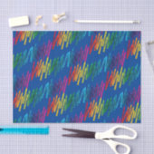 クレヨン子供の誕生日パーティーアートカワイイカラフル 薄葉紙 (クラフト)