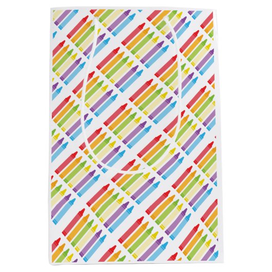 クレヨン抱き枕 ミディアムペーパーバッグ (正面)