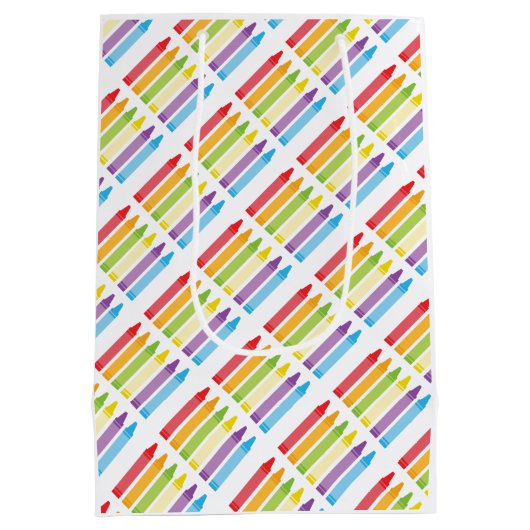 クレヨン抱き枕 ミディアムペーパーバッグ (裏面)