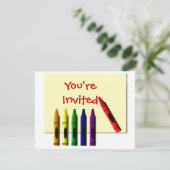 クレヨン招待されました 招待状 (スタンド正面)