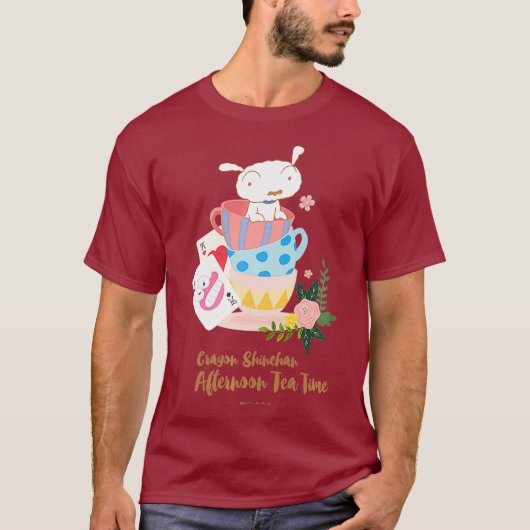 クレヨン新ちゃんシロ杯お茶タイムプレミアム Tシャツ (正面)