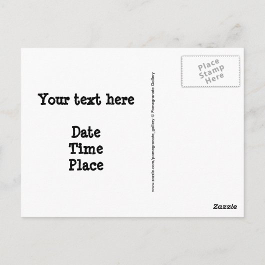 クレヨン枠 ポストカード (裏面)