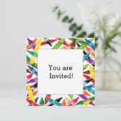 クレヨン枠 招待状 (スタンド正面)