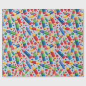 クレヨン模様 ラッピングペーパー (フラット)