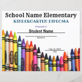 クレヨン波卒業証明書