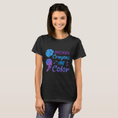 クレヨン自殺認識度月サポート Tシャツ (正面フル)