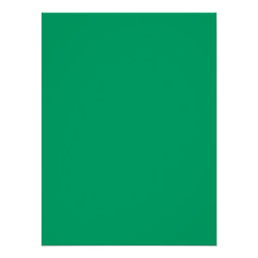 クレヨン色グリーン光沢ポスター ポスター (正面)