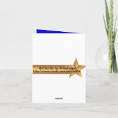 クレヨン色マイネームハッピーバースデーグリーティングカード カード (裏面)