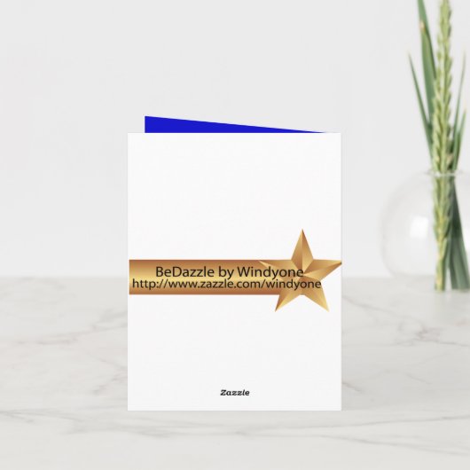 クレヨン色マイネームハッピーバースデーグリーティングカード カード (裏面)