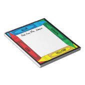 クレヨン色 ノートパッド (アングル)