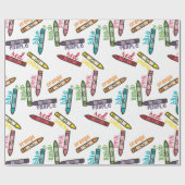 クレヨン色 ラッピングペーパー (フラット)