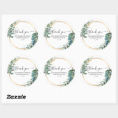 クレヨン蔦と花ありがとう ラウンドシール (シート)