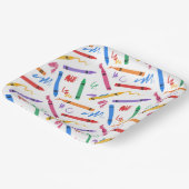 クレヨン誕生日パーティーキッズボーイガール ペーパープレート (傾斜あり)