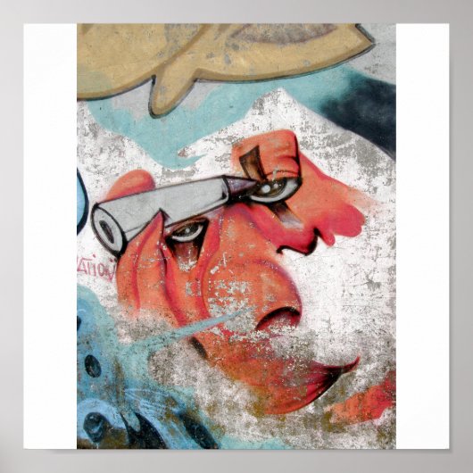 クレヨン顔グラフィティ ポスター (正面)