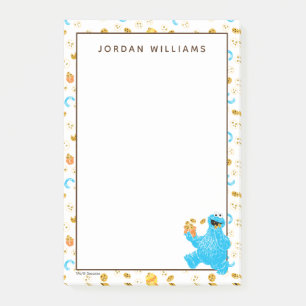 クレヨン・クッキーモンスター・クッキーパターン ポストイット