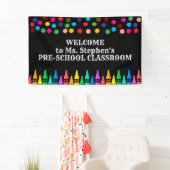 クレヨン&スターカラフルズへようこそ 横断幕 (インサイチュ)