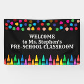 クレヨン&スターカラフルズへようこそ 横断幕 (横)